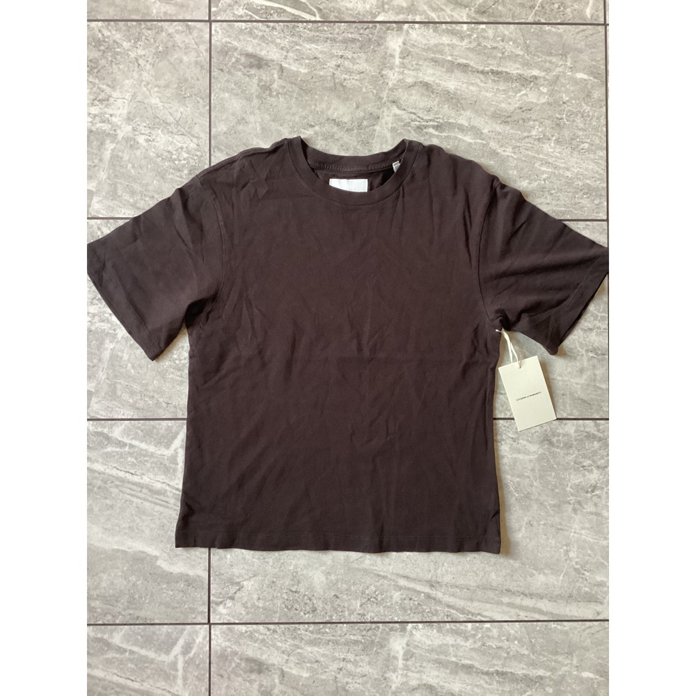 Citizens of Humanity Goldie Tee Chocolate Brown Crewneck T-Shirt 9272-1034 Sz S